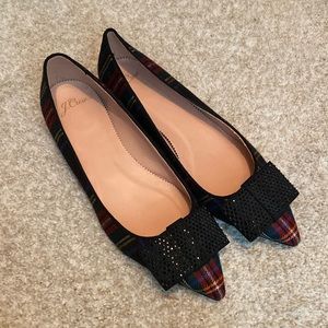 J.Crew Tartan Flats